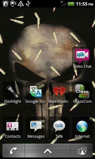 Bigger Punisher Skull Live Wallpaper For Android Screenshot