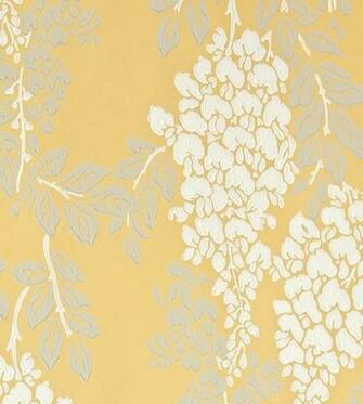 White Wisteria Wallpaper