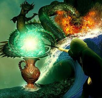 Wizards And Dragons By Padeirobj
