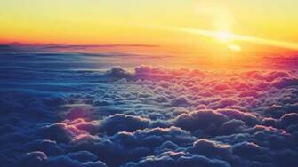 Sunset Beautiful Clouds Wallpaper Fun Chap