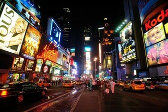 Times Square Wallpaper HD Background Desktop