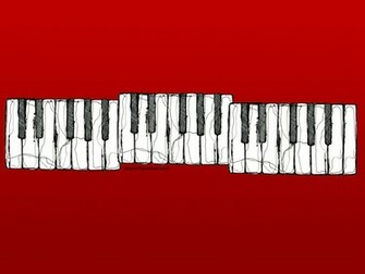 Piano Keys Wallpaper Stock Photos