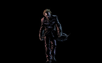Joker Walking In Dark 4k 720p HD Wallpaper Image