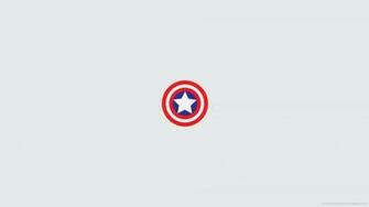 Minimal Captain America Shield Wallpaper For iPad