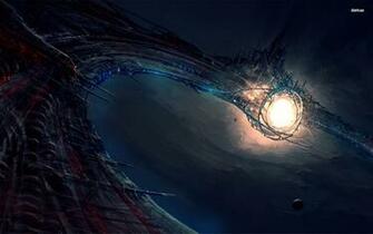 Space Station Wallpaper Fantasy