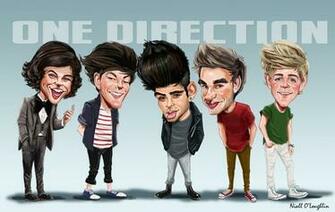 One Direction Caricature Wallpaper Is A Hi Res For Pc HD