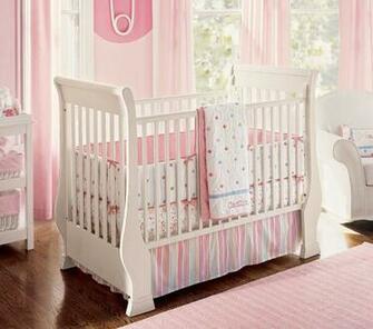 Nice Pink Bedding For Pretty Baby Girl Nursery From Prottery Barn