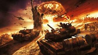 Ussr America War Battle Military Dark Wallpaper