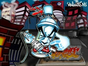 Photograf Hip Hop Graffiti Wallpaper