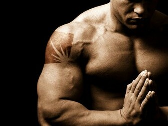 Bodybuilding Wallpaper Stock Photos