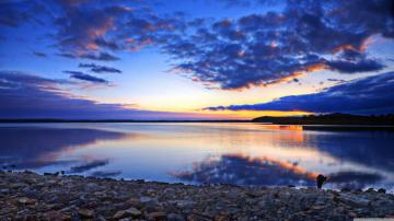 Rock Water Light Wallpaper HD