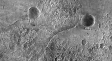 Perseverance And Mars Spacecraft Components On The Surface