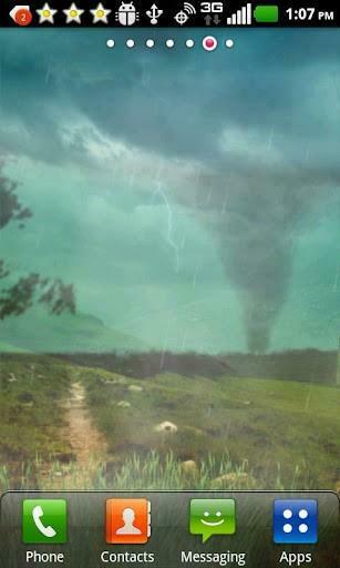Tornado Storm Clouds Live Wallpaper This Shows A Very