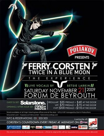 Ferry Corsten Twice In A Blue Moon Live Beirut The