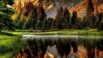 Mountain Scene Wallpaper