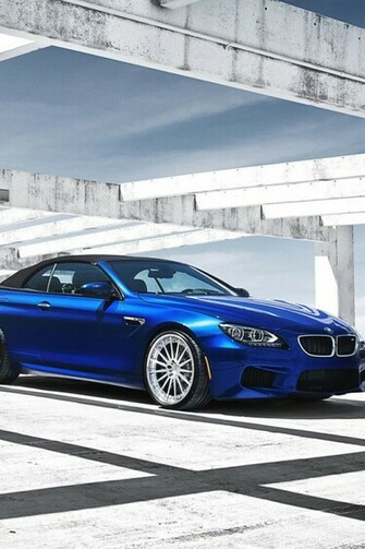 Classic Blue Sports Car iPhone Wallpaper