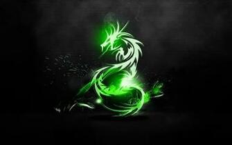 Green Dragon Desktop Background