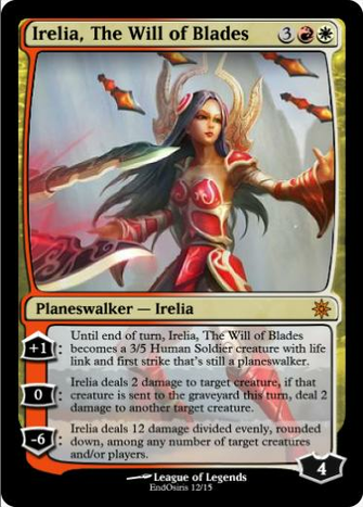 Irelia Planeswalker By Endosiris