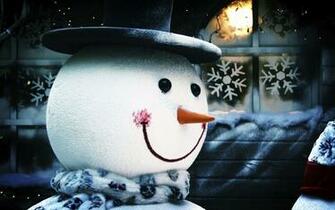 Pics Photos Girl Kissing A Snowman Winter HD Wallpaper