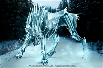The Ice Wolf By Thoseweirdthings