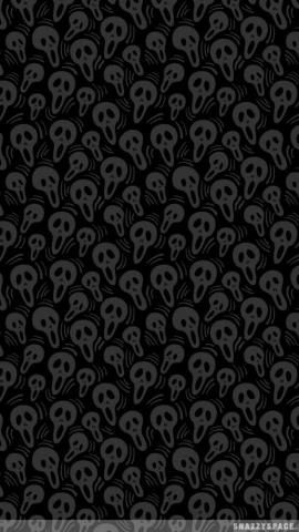Scream Skulls iPhone Wallpaper Desktop Background