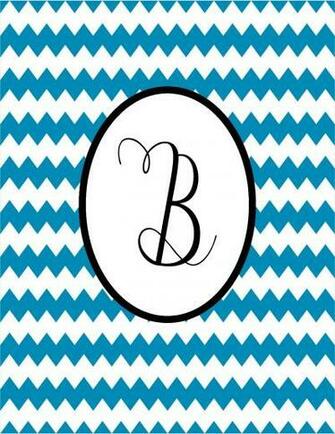 Two Magical Moms Chevron Monogram Binder Covers Great For Teachers