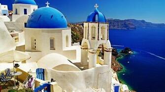 Santorini Wallpaper At Wallpaperbro