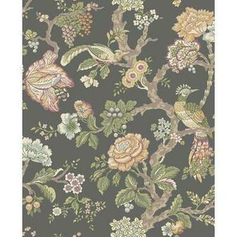 York Wallcoverings Waverly Classics Casa Blanca Rose Wallpaper