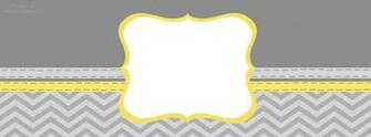 Yellow And Gray Chevron Background Timeline Banners