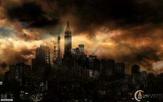 Gotham City By Ribot Pixel HD Wallpaper