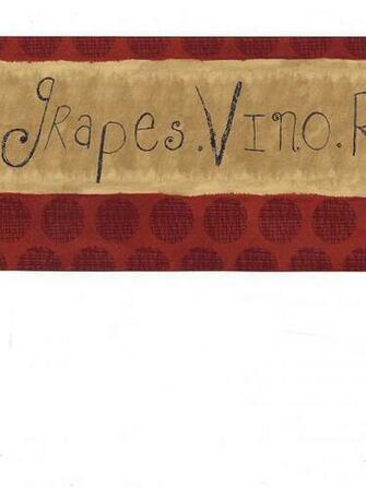 Wine Theme Wallpaper Border