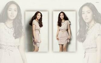 Park Min Young In A Kaki Dress Wallpaper Celebrity