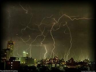Australia Thunderstorm Lightning Wallpaper Background Theme Desktop