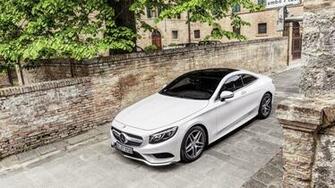 Mercedes Benz S Class Coupe White Wallpaper Background