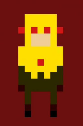 Flash Mobile Wallpaper 8bit Adaptation Arrow Comics Cw Dc Phone