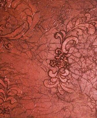 Here Is Another Tissue Paper Sample Done With A Copper Glaze