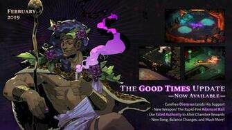 Everything New In Hades The Good Times Update News Gamepedia