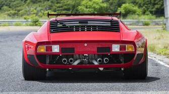 Lamborghini Miura Svr Rear HD Wallpaper