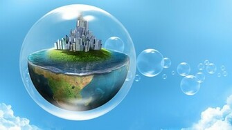 Bubble World HD Wallpaper