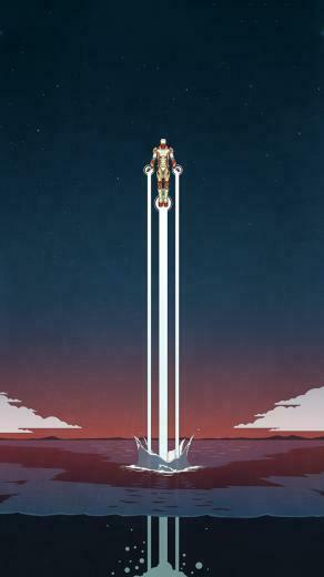 Funmozar Iron Man iPhone Wallpaper