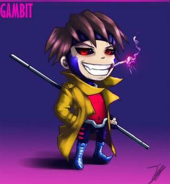 Commission Chibi Gambit By Cheese Demon