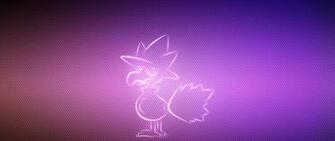 Wallpaper Murkrow Pokemon Background Lilac
