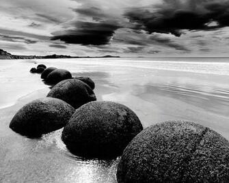 Rocas En Blanco Y Negro Fondos De Paisajes