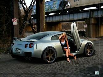 Wallpaper Machine Car Girl Desktop In The
