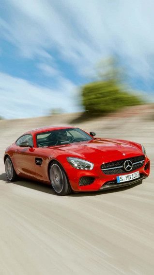 Cool Red Mercedes Benz iPhone Wallpaper