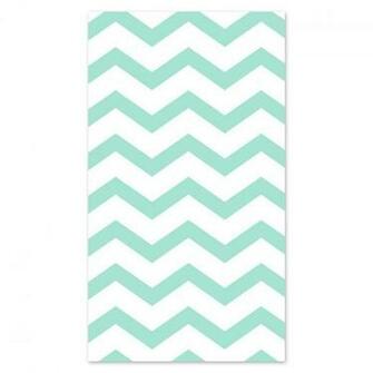 Red And Mint Green Chevron Personalized iPhone Wallpaper