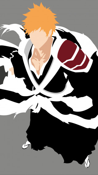 Anime Bleach Ichigo Kurosaki Phone HD Wallpaper