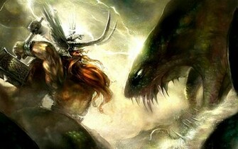 Thor Fantasy Wallpaper Wallpoper