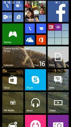 Mobile Os Now Supports Background Picture And Notification Panel