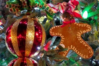Christmas Tree With Gingerbread Man Wallpaper Click Picture For High